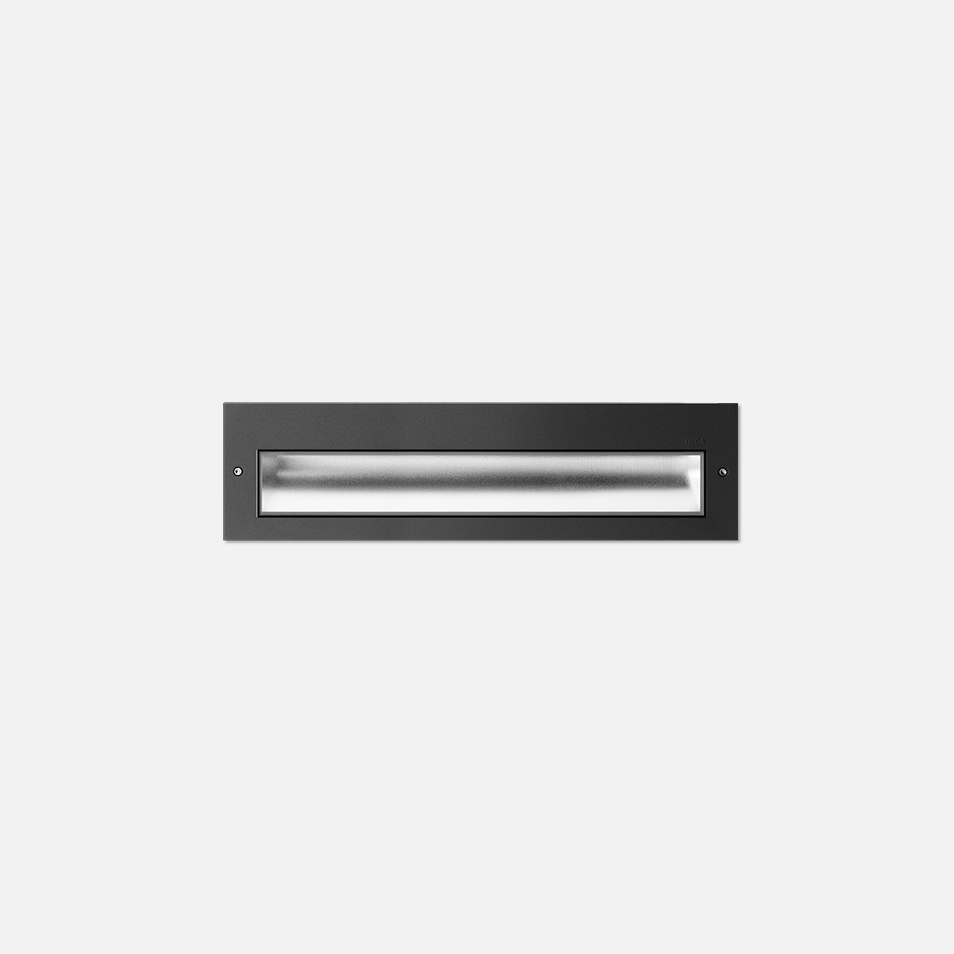 Recessed wall luminaire
