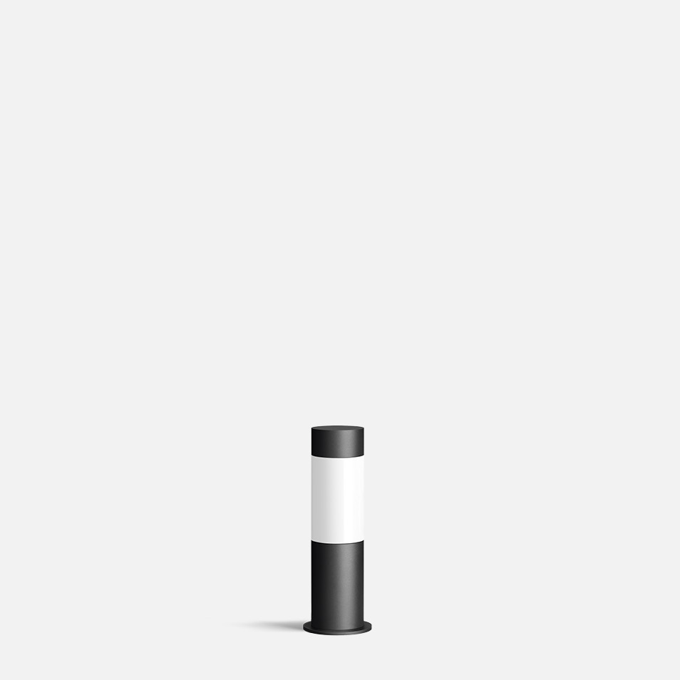 Garden luminaire with earth spike