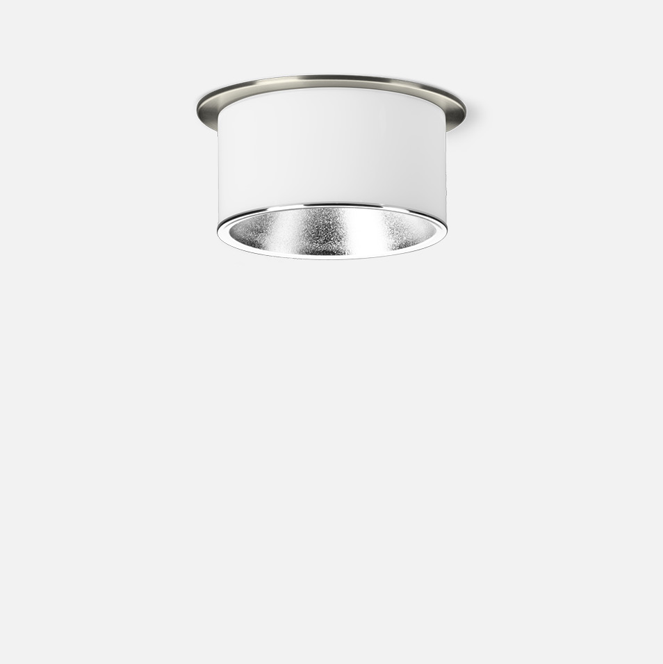 Semi-recessed downlight